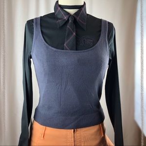 Eckored scandalous “Wednesday” shirt+sweater dk charcoal szS